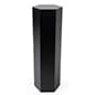 Hexagonal Display Pedestal, Laminated Particle Board, 3 Size Options - Black