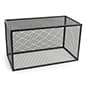 Retail Riser, 35" W x 18" D x 20" H, Iron Mesh - Black