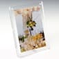 3.5 x 5 Magnetic Picture Frame for Tabletop, with Standoff Hardware - Clear Acrylic
