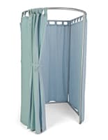This Portable Dressing Room Provides Privacy to Guests at Events and Trade Shows Portable dressing room with floor standing design