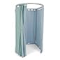 48 x 60 x 84.5 Aluminum Dressing Room Frame, Portable, Floor Standing - Silver