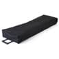 Soft Carry Bag for Rollable Carpet & Accessories, Retractable Handle & Wheels - Black