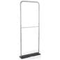 3’ Trade Show Banner Stand, Portable, Frame Only – Silver