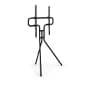 Tripod Easel TV Stand, Fits Screens 49”- 70”, Steel Legs – Black