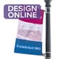 Vinyl Street Post Banners for Outdoor Use, Double-Sided, Full-Color - Custom Printed