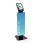Navigator Series Microsoft Surface Floor Stand w/ Sign Panel - Black