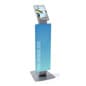 Navigator Series Microsoft Surface Floor Stand w/ Sign Panel - Silver