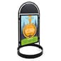 24" x 36" Sidewalk Sign Stand with Header, Double-Sided, Snap Frame - Multiple Colors