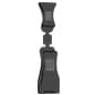 4-3/8" Clip-on Sign Holder for 1-in Edges, Top Clamp for 3/8-inch Cardstock - Black