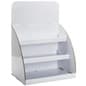 Countertop Cardboard Display, 3 Tiers, Removable Header - White