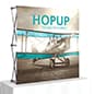 60" Square Tabletop Display Board w/ Custom Printed Graphics, Hopup Collapsible