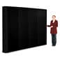 11' Coyote Popup Trade Show Display w/ Hook-and-Loop Fabric & End Caps - Black