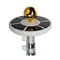 Solar Flagpole Light, Includes 3 Self-Charging AA Batteries, 10 Hour Runtime - White
