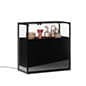 37"w Tempered Glass Showcase, Storage Cabinet, Locking Doors