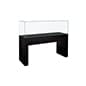 48" Airtight Glass Display Table with Locking Lift-Off Top, Ships Assembled