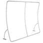 10’ Trade Show Backdrop Frame, Curved, Portable - Silver