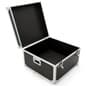27 x 27 Carrying Case for Floor Tiles, with Wheels, Handles & Foam Padding - Black