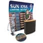 10x10 Trade Show Booth Kit w/ Counter, Magazine Rack, Backdrop and Floor Decal