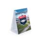 Coroplast A-Frame Sign Board w/ 2-Sided Full Color UV Custom Graphics - White