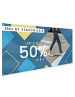 48" x 96" Custom Vinyl Hanging Banners with Grommets Custom vinyl hanging banners for indoor or outdoor use