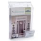 Outdoor Magazine Holder for Window, Business Card Pocket - Clear
