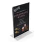Acrylic Countertop Sign Holder, T-Style, Bottom Insert - Clear
