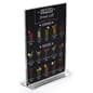 Recycled Acrylic Countertop Sign Holder, Top Insert, T-Style Design - Clear