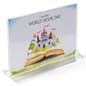 Acrylic Countertop Sign Holder, T-Style, Top Insert - Clear