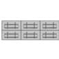 Video Wall Mount for 45" - 70" TV Screens, Tilting Pop-Out Bracket - Black