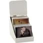 Cardboard Display, 2 Tiers, Removable Header, 12 CDs/10 DVDs - White