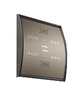 Wall Signage Features Double-Sided Tape for Easy Mounting Wall Signage