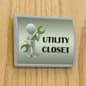 Curved Adhesive Wall Sign Holder, Snap-Out Lens