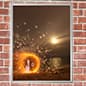 Outdoor Wall Mounted Poster Holder, Snap Frame, Lockable