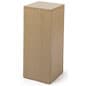 Floor Standing Display Riser Stand with 12.5" Square Top, and Melamine Finish