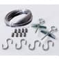 Sign Hanging Hardware - 16' Cable, 8 Clamps, 2 Toggle Bolts, 4 S-hooks