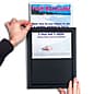 Wall Mounted Poster Holder, Top Loading, Non-Glare Lens