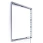 48" x 60" Wall Mounted Backlit Poster Frame, Illuminated - Silver