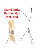 X Banner Stand: Holds a 58"w x 98"h Banner X Banner Stand