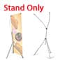 Banner Stand for 58 x 98-Inch Graphics - Silver