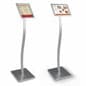 Floor Standing Sign Holder, Rotating Snap Frame, Angled Display