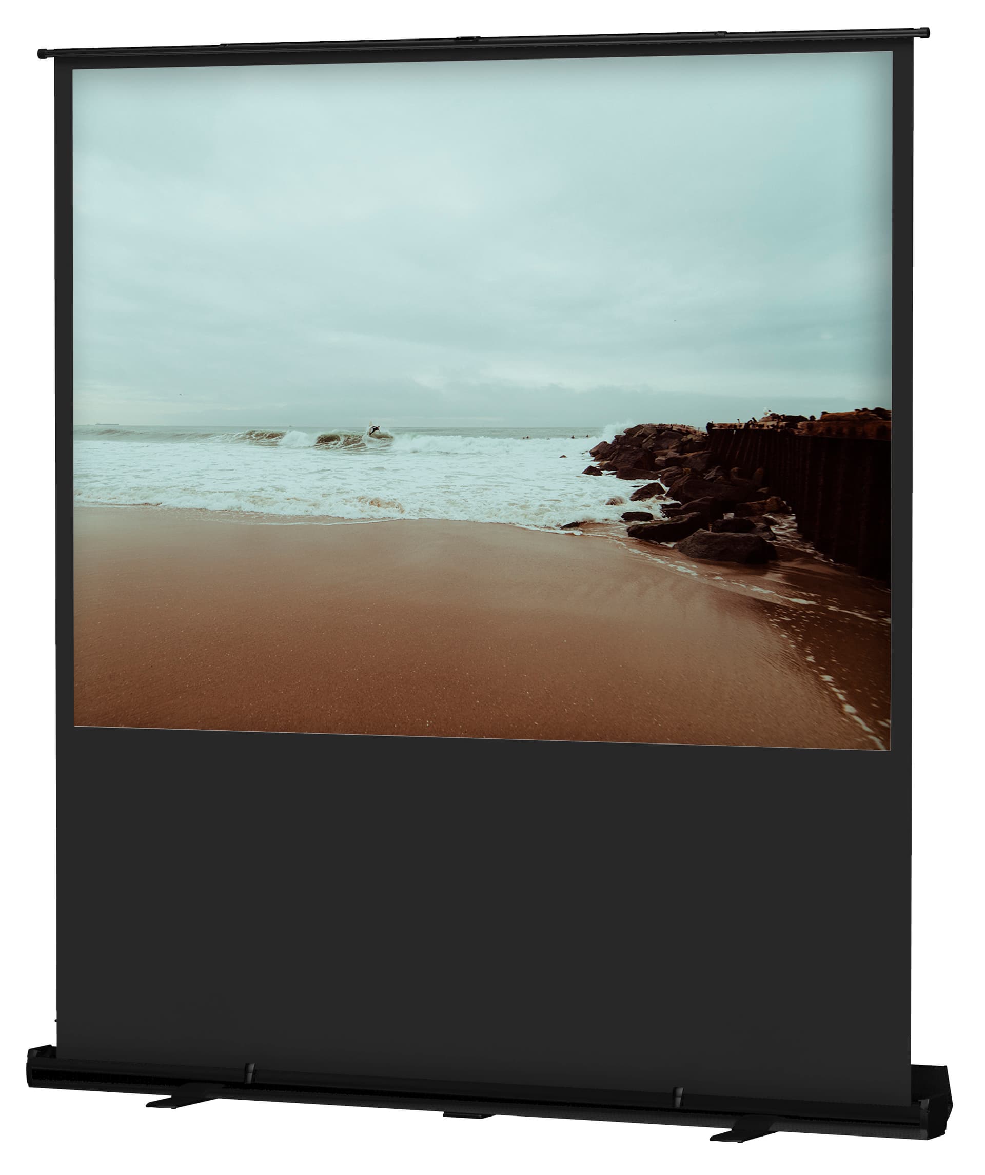 Projector Display Design Video Projector | 60 x 80 Screen w/ Retractable Design | Displays2Go
