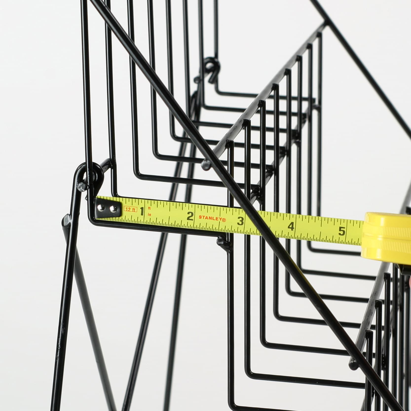 Corner Display Wire Rack Wire Display | (4) Tiered CD Holder & Countertop Stand | Displays2Go